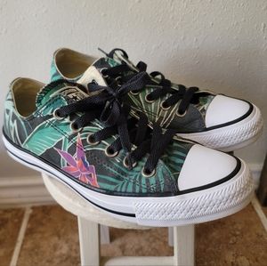 Tropical converse sneakers